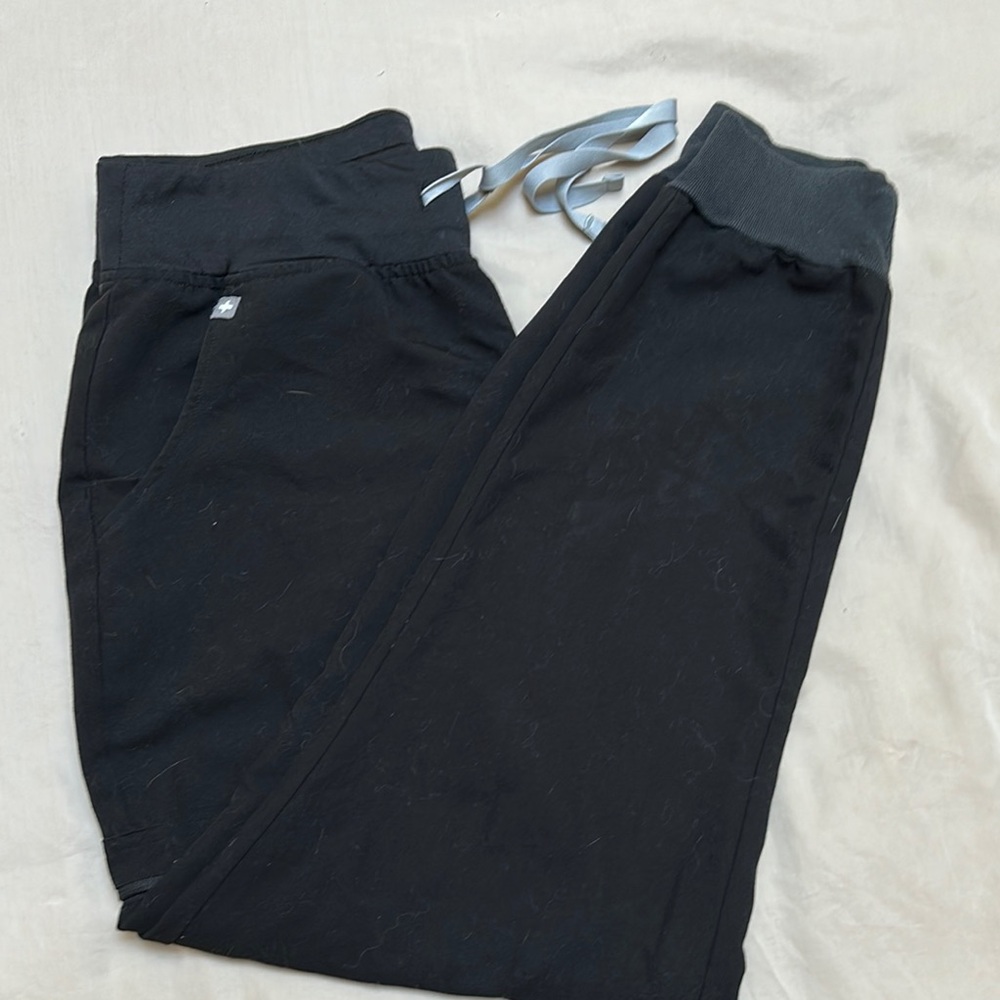 Figs Black Technical Jogger Pants